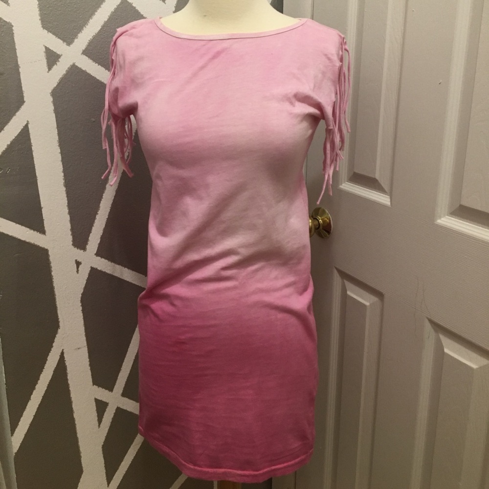 Pink ombré dress